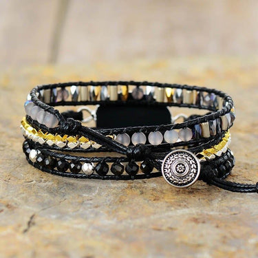 Patience Black Onyx Wrap Bracelet-Your Soul Place